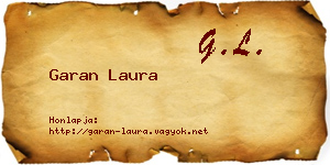 Garan Laura névjegykártya